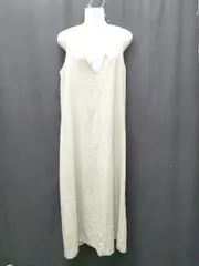 ◇ ⊂ Bab バブ 前後2WAY ロング ジャンパー　ワンピース　ジャンスカ サイズTL グリーン レディース P  【1409250028229】