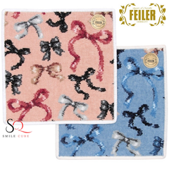 正規品 フェイラー FEILER ハンカチタオル 25cm×25cm フラッターリボン FRB25/25 シェニール織 ドイツ製 レディース ギフト プレゼント メール便