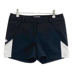 サイズ：L DESCENTE GOLF デサントゴルフ  ハーフジップ ニットセーター  ホワイト系 [240101462803] ゴルフウェア レディース ストスト サイズ：L DESCENTE GOLF デサントゴルフ バイカラー ハーフ