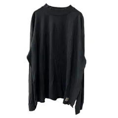 Carhartt 長袖 無地Tシャツ 3XL ダークグレー カーハート コットン100% ビッグサイズ モックネック シンプル カットソー 秋物 a709-6729