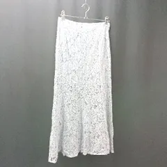 ◇ RESEXY リゼクシー 花柄総レース 透け感 綺麗め おしゃれ ロング マーメイド スカート サイズF ブルー レディース E  【1308160021071】のサムネイル