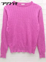 ◇ DRESSTERIOR ドレステリア コットン ニット 長袖 セーター ピンク レディース 【中古】 【1002801099923】のサムネイル