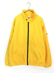 古着 90s GAP フリース ライナー シェルド スタンドカラー ジャケット パワーイエロー M