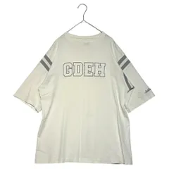 GOODENOUGH(グッドイナフ) 90's~00's GDEH Sleeve logo embroidery T-shirt ロゴ プリント Tシャツ 表記消(L程度) ホワイト 90年代~