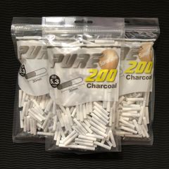 手巻きタバコフィルター　ピュア　スーパースリムチャコールフィルター　3パック