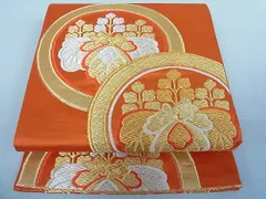 平和屋着物◎六通柄袋帯　霧丸文　金銀糸　逸品　DAAH4026cf