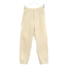 ランバンオンブルー 日本製 クロップドパンツ 38 ホワイト LANVIN en Bleu レディース