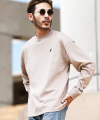 新品 未使用 KANGOL(カンゴール)KANGOL別注ヘビーウェイトロンT 210948 グレージュB