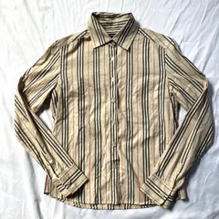 Burberry London バーバリーロンドン シャツ ノバチェック ストライプ サイズS