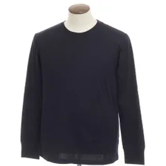 【中古】フィルメランジェ FilMelange SODDY コットンカシミヤ 長袖 クルーネック Ｔシャツ ネイビー【サイズ5】【メンズ】のサムネイル