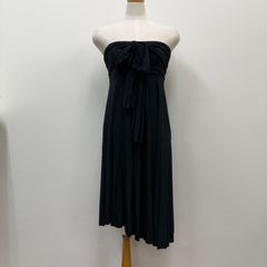 フラダンス　ダンス衣装　elan　ワンピース　ドレス　ムームー　サッシュドレス　黒　ブラック