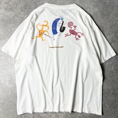 90s ONEITA シングル BARKING FROG アート Tシャツ XL - メルカリ