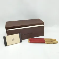 極美品☆ルイヴィトン ドックキュイール 万年筆レザー ペン先K18 750 詳細ページ | 万年筆 ボールペンなど高級筆記具の販売・買取