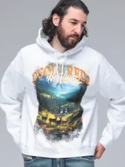 DSQUARED2 (ディースクエアード) 裏起毛 プリント プルオーバー パーカー CANADA