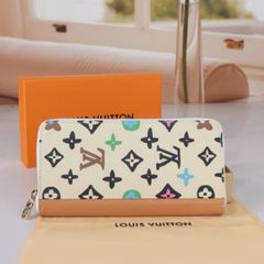 ルイヴィトン 長財布 モノグラム ポルトフォイユ・ブラザ NM ホワイト LOUIS VUITTON