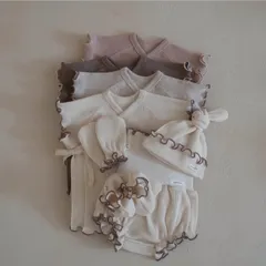 退院着 ニューボーン5点セット 新生児 nana newborn set ベビー ニューボーン フォト セット peekaboo newborn 退院着 新生児服 帽子 ひっかき防止 手袋 靴下 セレモニードレス 出産祝い ベビー 韓国 ベビー服