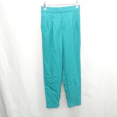 ◇ ⊇ GLOBAL WORK グローバルワーク ウエストゴム テーパードパンツ サイズS エメラルドグリーン レディース E  【1410290045749】のサムネイル