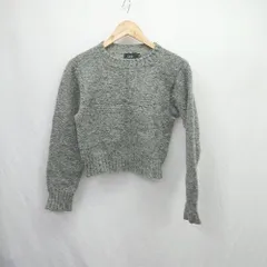 ◇ ⊇ A.P.C アーペーセー ショート丈 長袖 ニット サイズS グレー レディース E  【1506230028481】