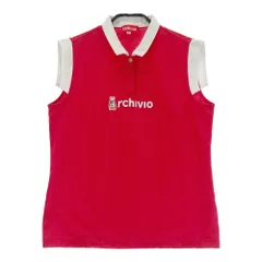 サイズ：40 ARCHIVIO アルチビオ  ノースリーブポロシャツ  レッド系 [240101349415]# ゴルフウェア レディース ストスト
