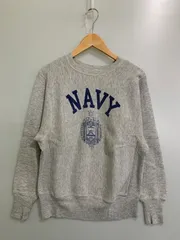 【中古品】Champion チャンピオン 70's NAVY PRINT REVERSE WEAVE CREWNECK SWEATSHIRT VINTAGE 80年代 リバースウィーブ スウェット ヴィンテージ 【146-251008-kk-33-min】