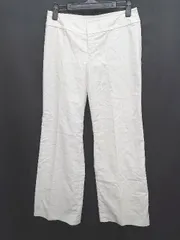 ◇ PROPORTION BODY DRESSING プロポーションボディドレッシング リネン混 コットン パンツ サイズ2 ホワイト レディース P  【1407100031740】