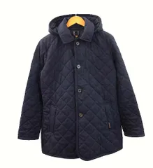 ラベンハム LAVENHAM フード付き キルティング ジャケット ネイビー 36のサムネイル