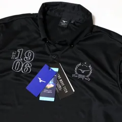 ●送料390円可能商品 ミズノ MIZUNO ゴルフ GOLF 新品 メンズ 吸汗速乾 ストレッチ 長袖 ポロシャツ 黒 [E2JA2568091N-L]一 三 弐★QWER