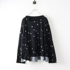 美品 ハグオーワー HUG O WaR ランダムドットプリント シフォン