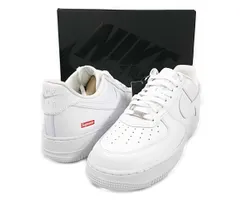 SUPREME×NIKE CU9225-100 AIR FORCE 1 LOW W SP エアフォース シューズ ホワイト サイズUS10.5=28.5cm 正規品 / 29195