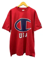 Champion (チャンピオン) Ｔシャツ USAビッグロゴ  USA製 XL レッド メンズ/025