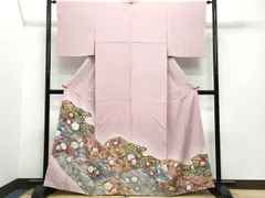 平和屋着物●越後十日町の一流染匠　桐屋・翠山工房　色留袖　絞り　辻が花　暈し染め　正絹　逸品　CAAY3109vf