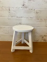 フルールスツール　木製のサムネイル