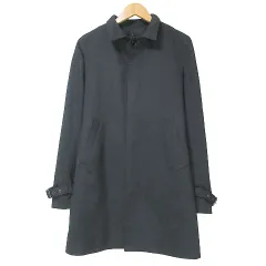 5351プールオム 5351 POUR LES HOMMES トレンチコート 中綿 ライナー付 シンサレート ウール ミドル丈 2 M相当 黒 ブラック Xのサムネイル