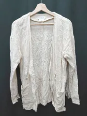 ◇ ◎ CIAOPANIC TYPY チャオパニックティピー コットン100% 長袖 カーディガン サイズONE アイボリー系 レディース P  【1408200028371】