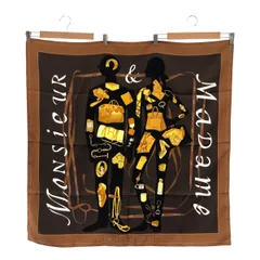 ALN06 エルメス 極美品 カレ90 スカーフ ムッシュ&マダム タグ付き