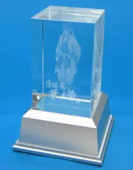 【中古】小物(キャラクター) [単品] 沖田総司 3Dクリスタル 「PS Vitaソフト 薄桜鬼 真改 華ノ章 エビテンDXパック 3Dクリスタルセット」 同梱特典