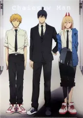 【中古】クリアファイル デンジ＆アキ＆パワー A4クリアファイル 「アニメーション チェンソーマン展」