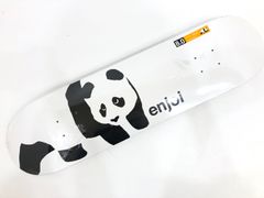 【小牧店】ENJOI WHITEY PANDA LOGO WIDE DECK R7／8.0／エンジョイ・スケートボード デッキ【S445-0462】