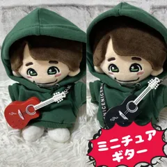 黒 赤 ミニチュア ギター ぬいギター ぬいぐるみ エレキギター ぬいアクセサリー ぬいぐるみ用アクセサリー ぬいぐるみギター フォトアイテム