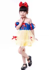 子供 白雪姫 ワンピース ハロウィン 仮装 ディズニー 衣装 コスプレ