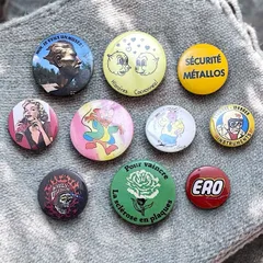 CI アート コカコーラ エロ ハーレー 缶バッジ ビンテージ アンティーク 50s ~ 60s 70s 80s 90s 00s 小物 アクセサリー 古着 USA アメリカ ユーロ 仕入れ ロック バイカー アメカジ ストリート  p10/のサムネイル