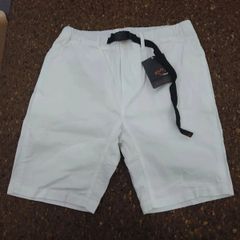 【RETRO ROW公式】Rokx ロックス  ストレッチジッパーショートパンツ アイボリー IVO RXMS539