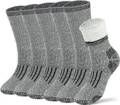 S260　靴下 メンズ 冬 3足セット ウールソックス 防寒 保温 耐久性