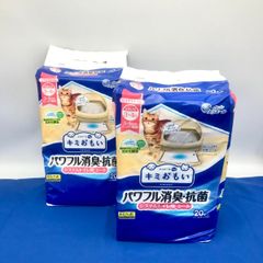 大特価【新品・未開封品】【2個】キミおもい パワフル消臭・抗菌 システム ネコ トイレ用 シート 3-4日用 (20枚入) ねこ  RT 0703ML024 0120240528104573