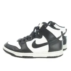 ナイキ NIKE DUNK HIGH RETRO Championship White スニーカー ハイカット レザー ロゴ 27.5cm 白 ホワイト DD1399-105 /MN3 ■GY01