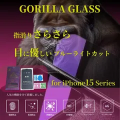 【２枚セット】iPhone15Pro専用 2.5Dアンチグレアブルーライトカットフィルム　ゲームに最適！　送料無料