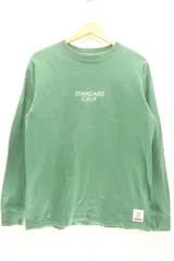 【中古】 STANDARD CALIFORNIA メンズロンT M SD HEAVYWEIGHT LONG SLEEVE STANDARD CALIFORNIA M 緑 グリーン プリント