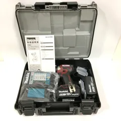 未使用 マキタ 充電式インパクトドライバ TD173DGXAR フルセット18V 6.0Ah 限定色 オーセンティックレッド 純正品 コードレス makita △ DW2845-