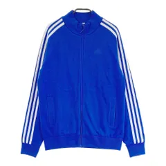 サイズ：M ADIDAS GOLF アディダスゴルフ FS6930 裏地付 ニット ジップジャケット スリーストライプ ブルー系 [240101543325] ゴルフウェア メンズ ストスト