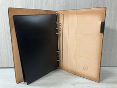 Davinci システム手帳 オールアース A5 ブルー/ダークブラウン - メルカリ